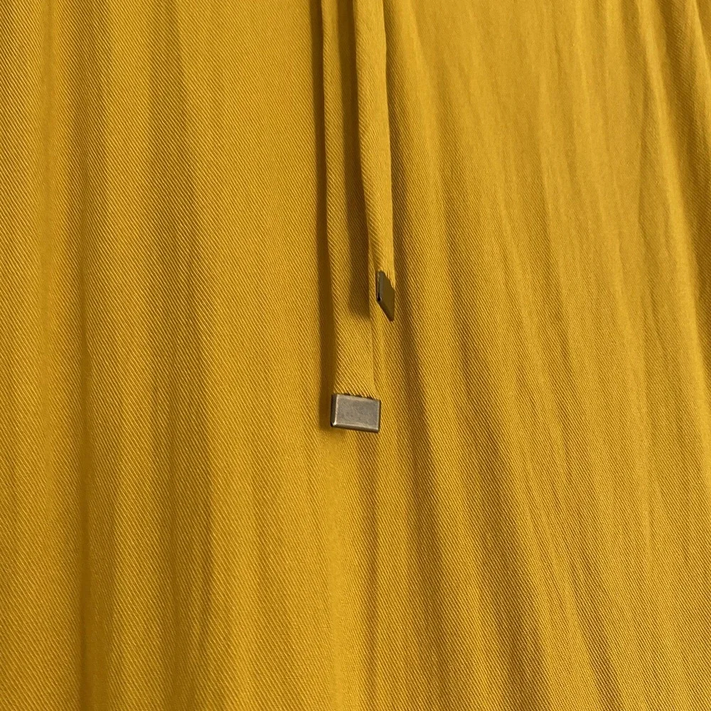 Maeve by Anthropologie Ragonda Yellow Tunic Dress Long Sleeve‎ Women's size 8